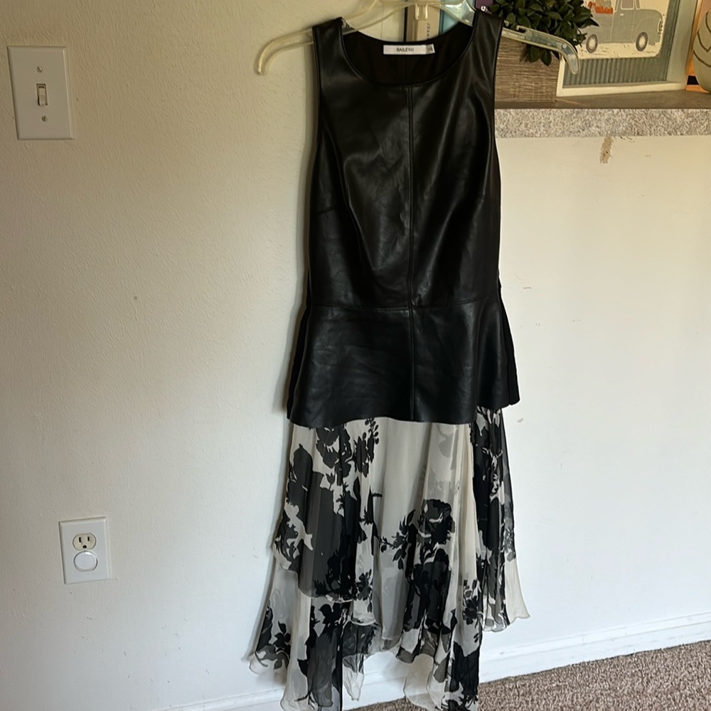 Bailey44 Faux Leather Top Dress